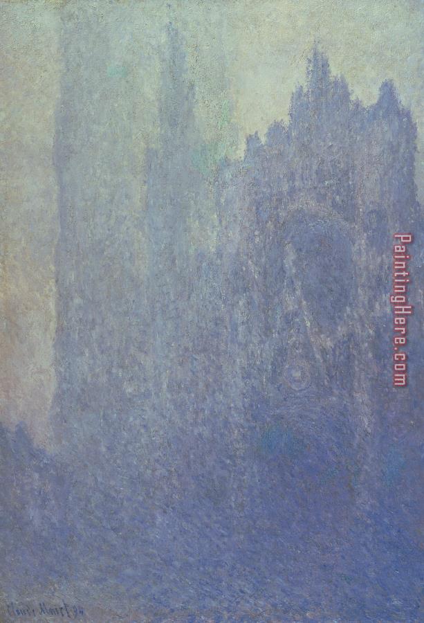 Claude Monet Rouen Cathedral Foggy Weather